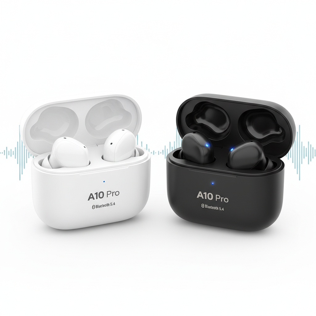 A10 Pro | Auriculares inalámbricos Bluetooth 5.4 con ENC