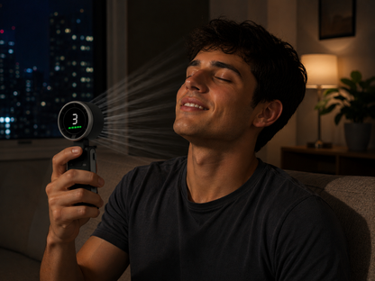 Ventilador portátil de mano con tecnología Turbo