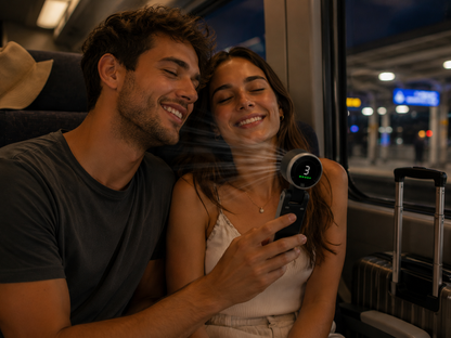Ventilador portátil de mano con tecnología Turbo