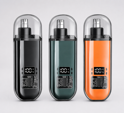Trimmer Eléctrico Premium para Nariz y Orejas – USB Recargable