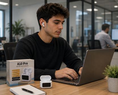 A10 Pro | Auriculares inalámbricos Bluetooth 5.4 con ENC