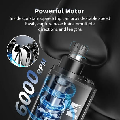 Portable Electric Nose Hair Trimmer, Rechargeable Nose Hair Shaver, Nose Hair Trimming Tool, Nose Hair Clipper, Personal Care Appliances for Men, High Quality Trimmer, Cordless Rechargeable Trimmer #GLOBAL PICKS